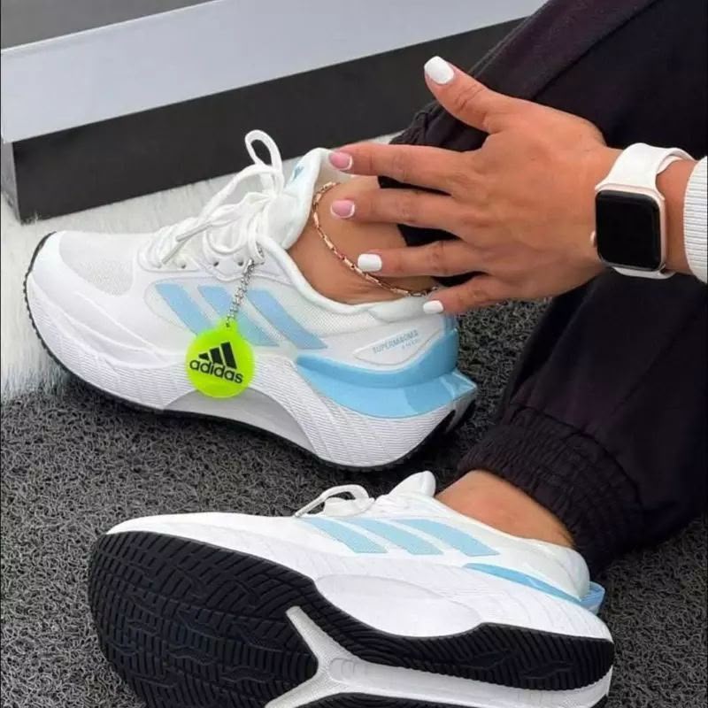 Adidas Supernova Dama Blanco Celeste