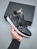 Jordan 1 Low Negro Charol Dama
