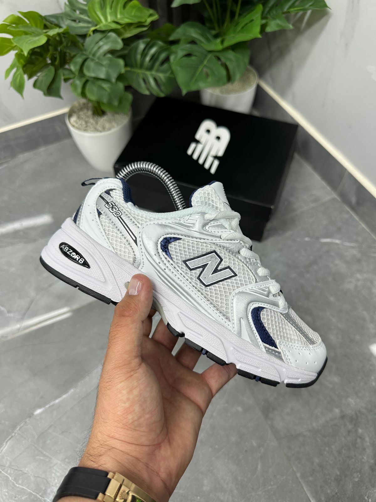 New Balance 530 Plata Marino